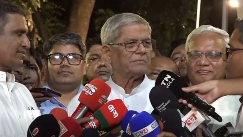 রাষ্ট্রপতি পদে দলীয় প্রার্থী চূড়ান্তের দায়িত্ব প্রধানমন্ত্রীর : মির্জা ফখরুল