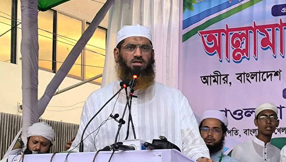 গণভোট অবৈধ হলে ধানের শীষের বিজয়ও অবৈধ: মাওলানা মামুনুল হক