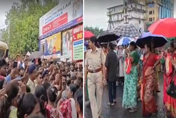 পশ্চিমবঙ্গের জেলায় জেলায় সরকারবিরোধী তীব্র বিক্ষোভ
