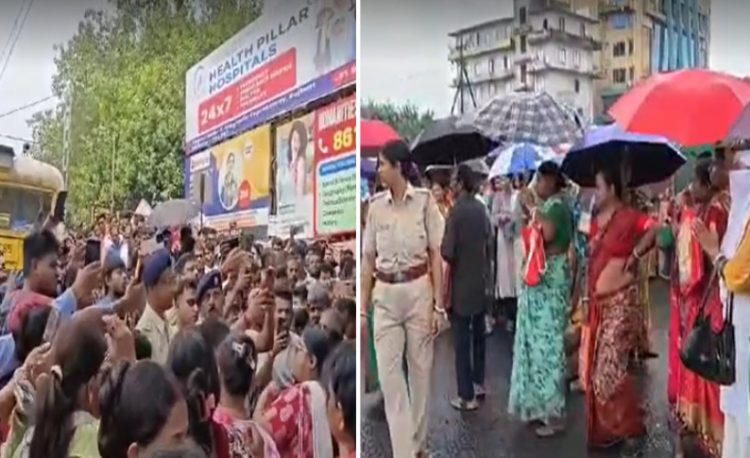 পশ্চিমবঙ্গের জেলায় জেলায় সরকারবিরোধী তীব্র বিক্ষোভ