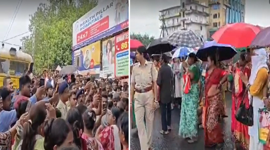 পশ্চিমবঙ্গের জেলায় জেলায় সরকারবিরোধী তীব্র বিক্ষোভ