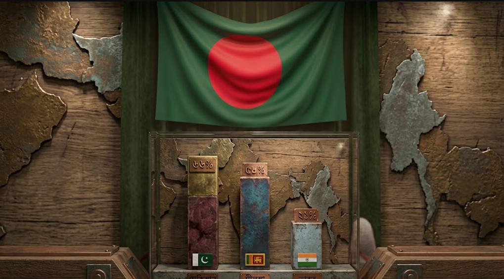 বাংলাদেশ নিয়ে সবেচেয়ে বেশি ইতিবাচক দৃষ্টিভঙ্গি পাকিস্তানের, কম ভারতের