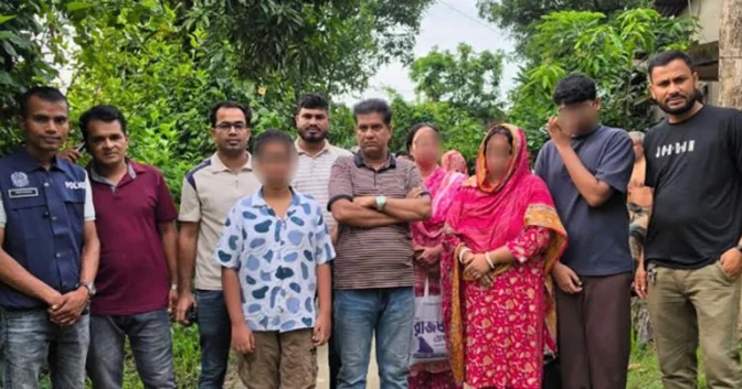 আত্মগোপনে থাকা সেই পিন্টু দাসসহ পরিবারের ৪ সদস্য আটক